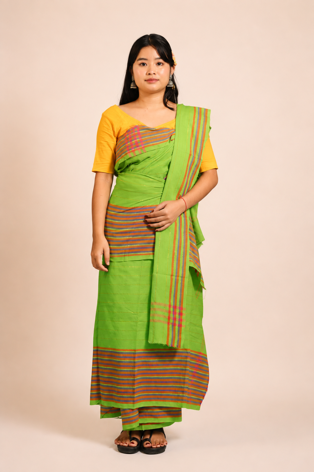 Royal Lime Patani & Aaosa Set from House of Patani